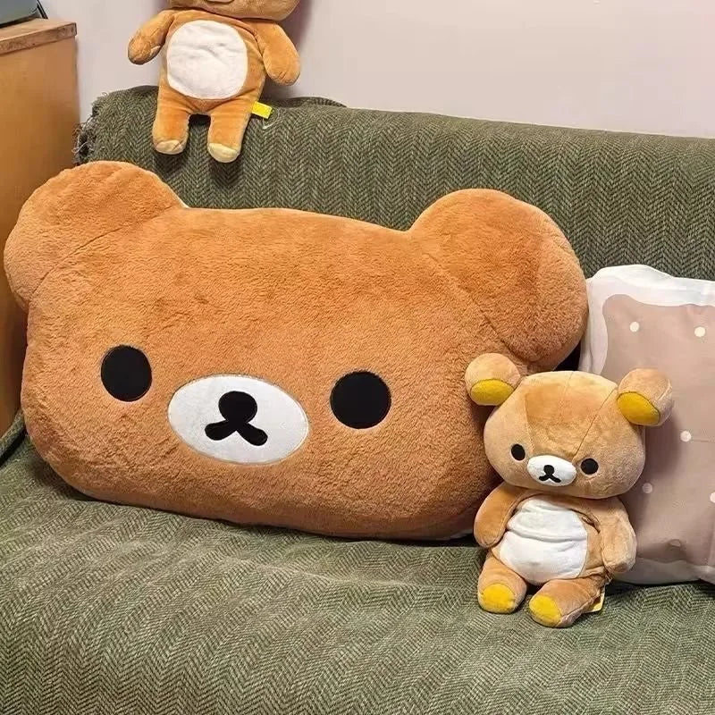 40/60cm Hot Kawaii Rilakkuma Plush Warm Hand Pillow Cartoon Bear Peluche Stuffed Toys Soft Cushion Girls Birthday Gifts
