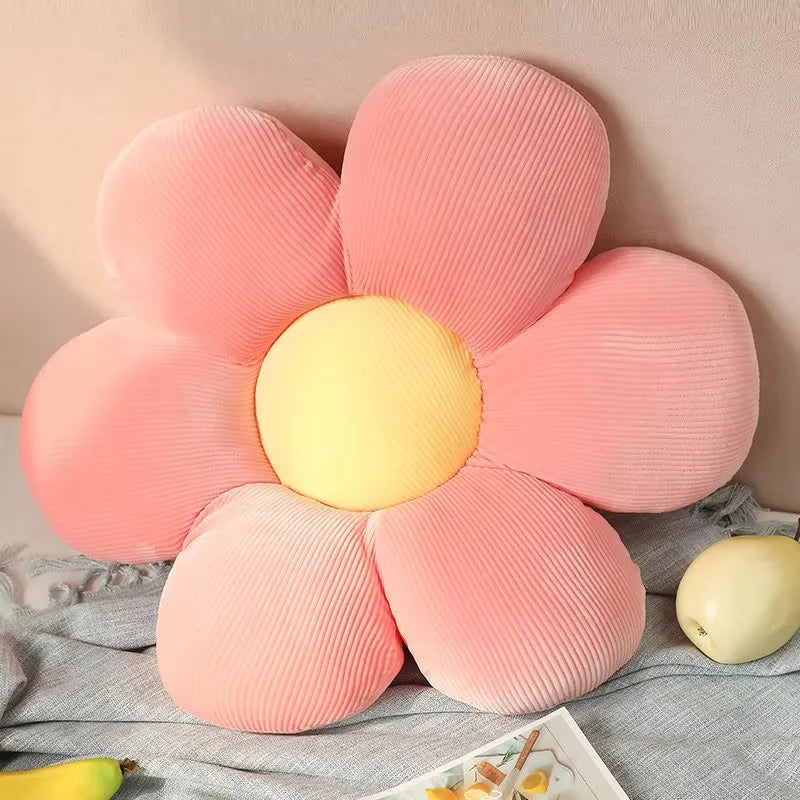 6 Style Sunflower Pillow Small Daisy Cushion Petal Flower Cute Birthday Gift 40cm Home Decoration Bedroom Office Supplies