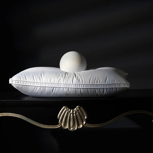 20x26 Inch Goose Down Sleeping Pillow Hypoallergenic Breathable Luxury Home Bed Sleep Pillow
