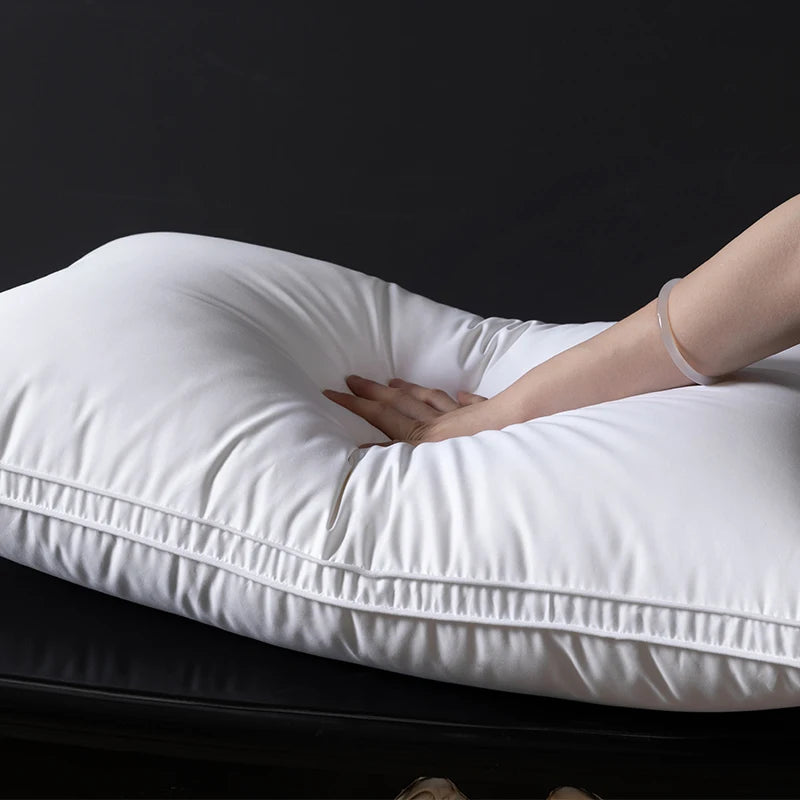 20x26 Inch Goose Down Sleeping Pillow Hypoallergenic Breathable Luxury Home Bed Sleep Pillow