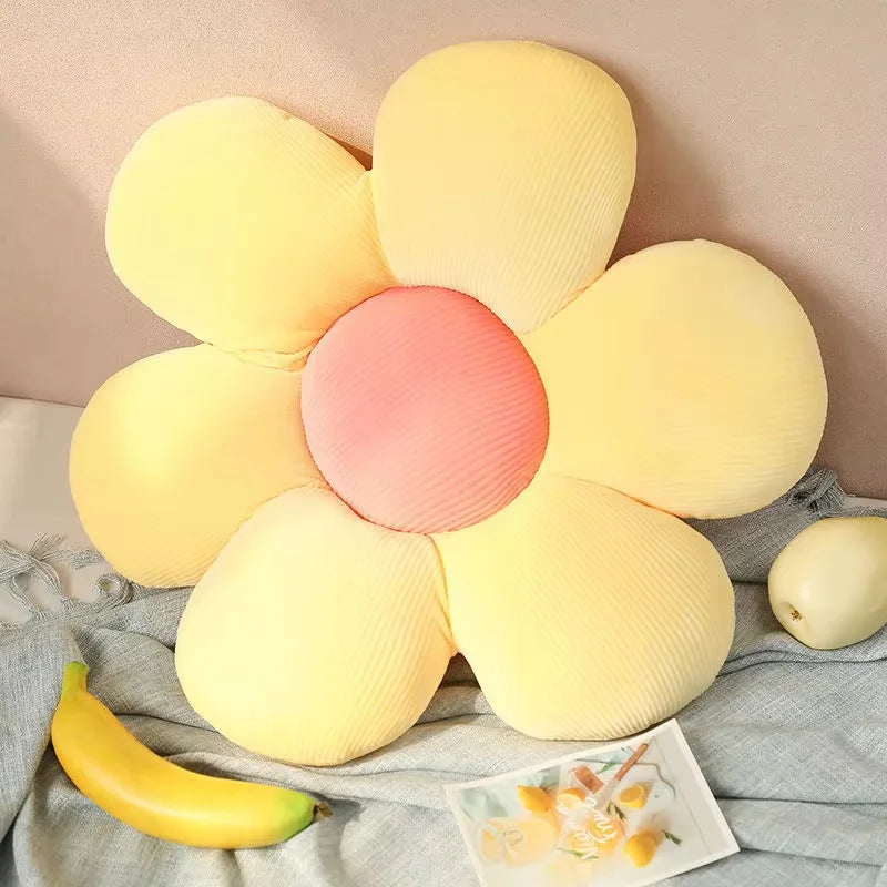 6 Style Sunflower Pillow Small Daisy Cushion Petal Flower Cute Birthday Gift 40cm Home Decoration Bedroom Office Supplies
