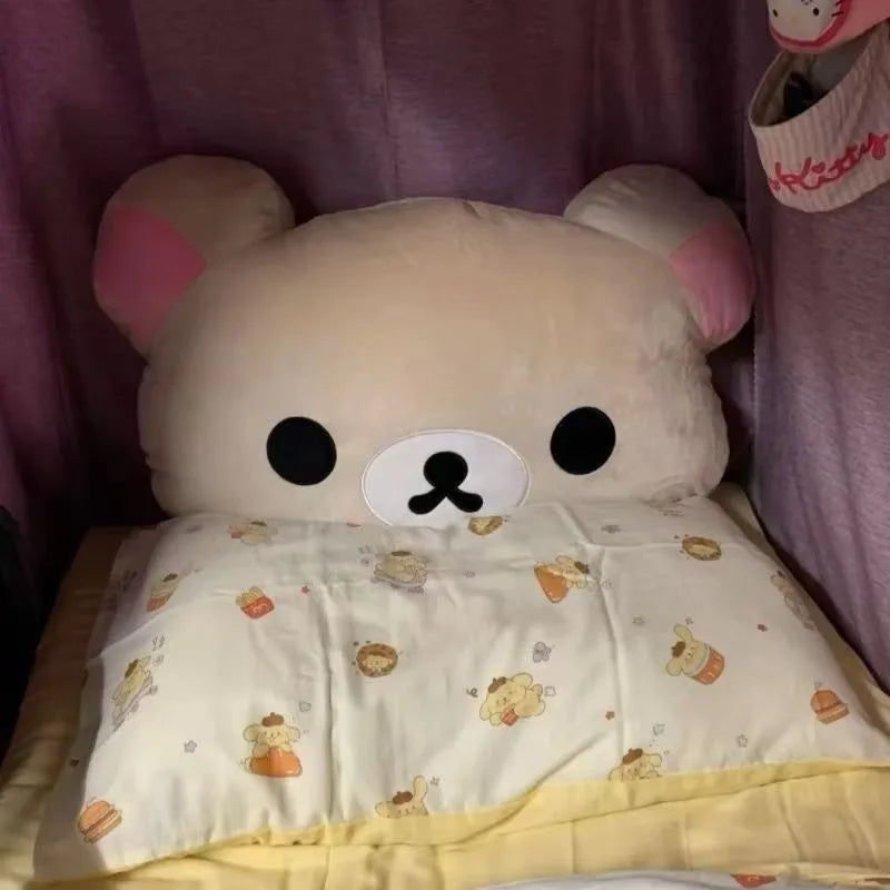 40/60cm Hot Kawaii Rilakkuma Plush Warm Hand Pillow Cartoon Bear Peluche Stuffed Toys Soft Cushion Girls Birthday Gifts