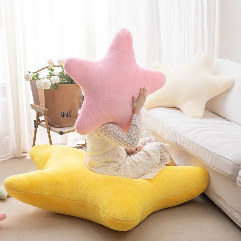 Star Shaped Pillow Decorative Star Pillow for Bed Soft Plush Throw Pillow Cute Pillow Plush Cushion for Kid Bedroom Living Room