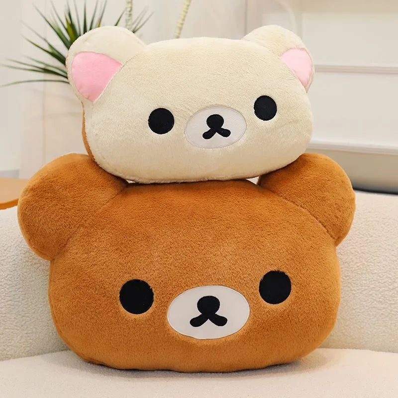 40/60cm Hot Kawaii Rilakkuma Plush Warm Hand Pillow Cartoon Bear Peluche Stuffed Toys Soft Cushion Girls Birthday Gifts