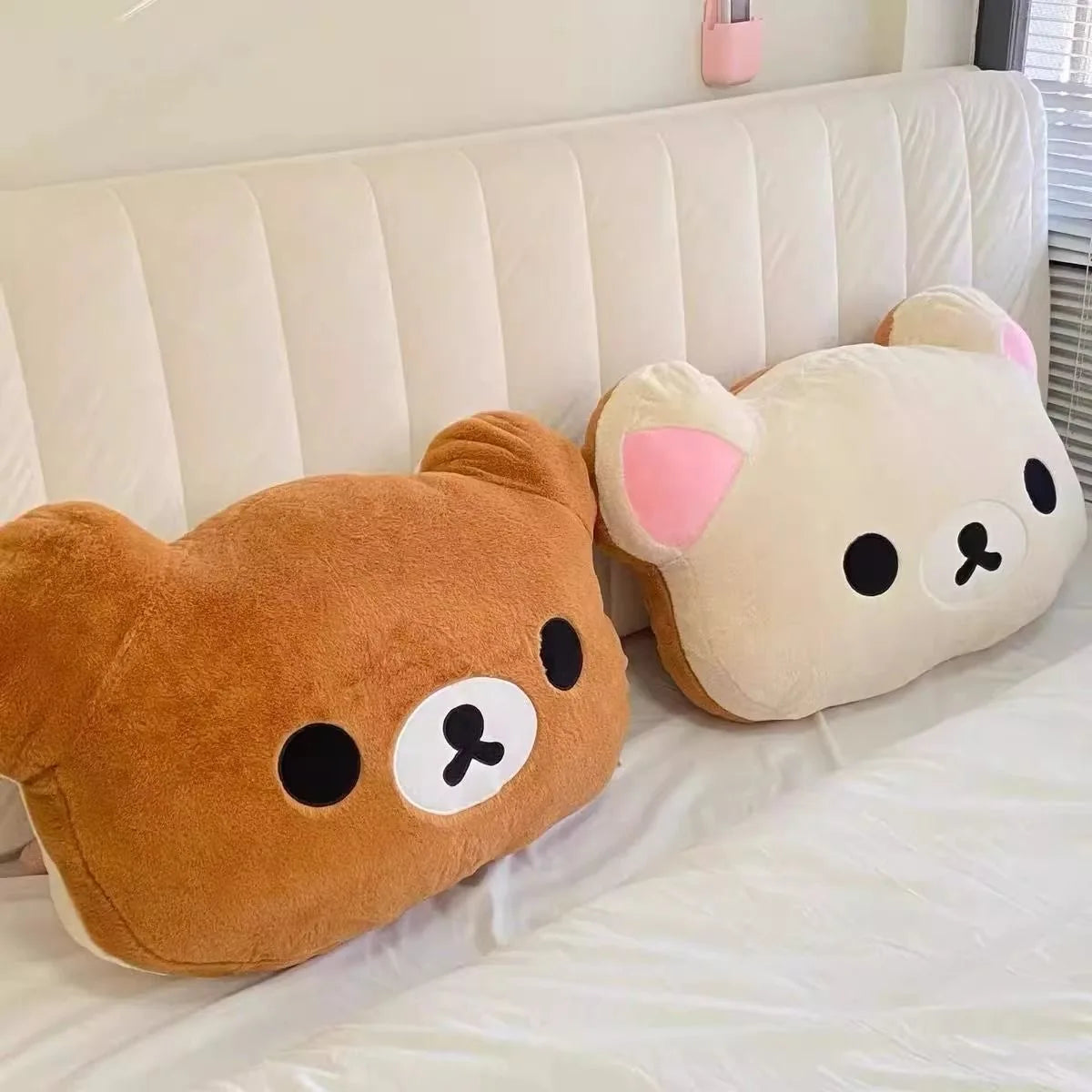 40/60cm Hot Kawaii Rilakkuma Plush Warm Hand Pillow Cartoon Bear Peluche Stuffed Toys Soft Cushion Girls Birthday Gifts