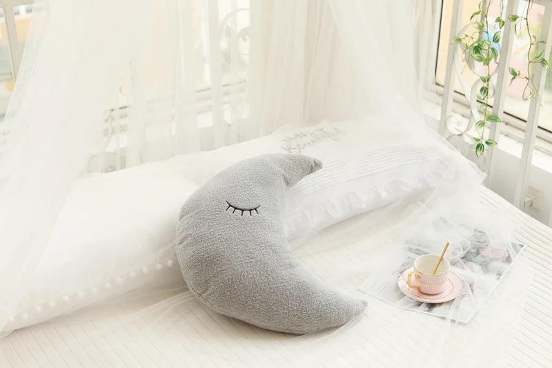 New Stuffed Cloud Moon Star Raindrop Plush Pillow Soft Cushion Toys For Children Baby Kids Girl Christmas Gift Room Car Decor