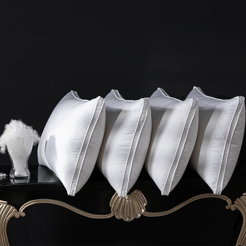 20x26 Inch Goose Down Sleeping Pillow Hypoallergenic Breathable Luxury Home Bed Sleep Pillow